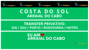 Transfer Privativo Chegada ou Saída Arraial do Cabo - RJ